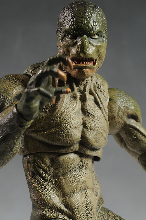 Review and photos of Marvel Select Lizard action figure by DST