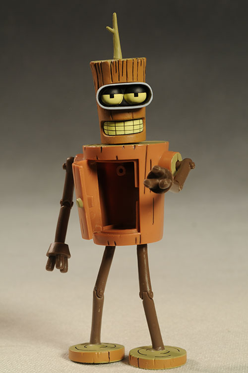 Futurama Wooden Bender, URL action figure by Toynami