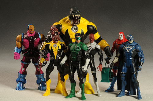 Green Lantern Low, Maash, Arkillo, Manhunter, Abin Sur action figure by Mattel