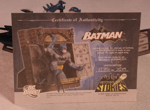 Gotham City Stories #1 Batman wall hanger by DC Direct