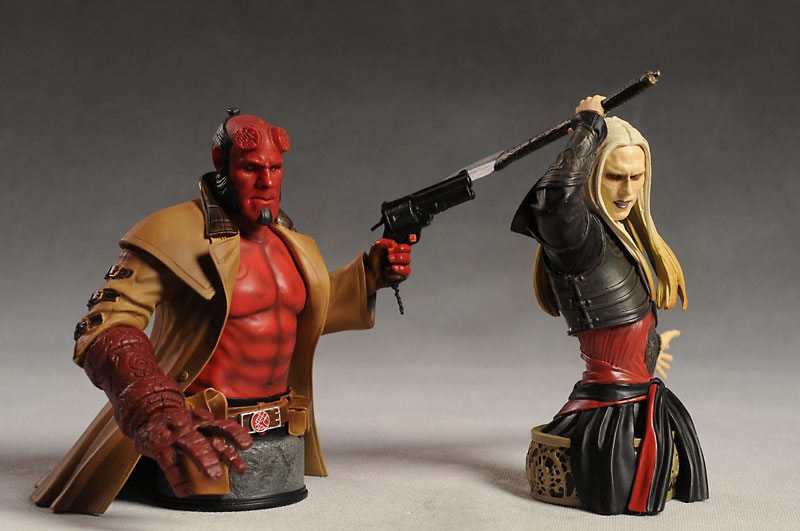 Hellboy, Prince Nuada mini-busts by Gentle Giant