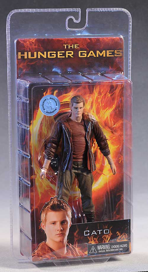 Hunger Games Cato, Rue action figures by NECA