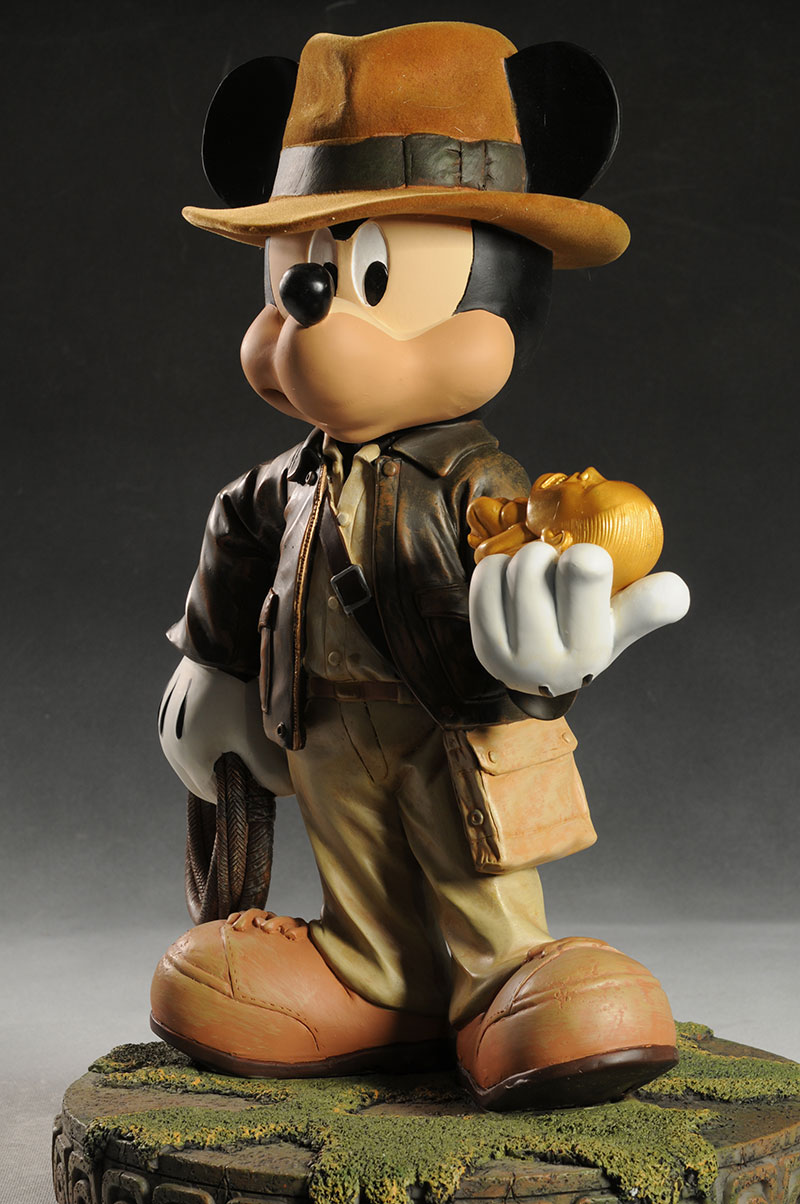 Mickey Mouse as Indiana Jones statue by Disney