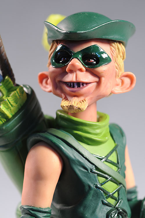 DC Direct MAD Mag Series 1 Alfred Neuman Green Arrow Just Us League 6" Figure 01