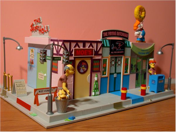 Simpsons Main Street play set