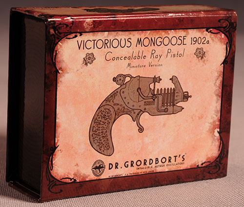 Dr. Grordbort's Victorious Mongoose miniature pistol by Weta