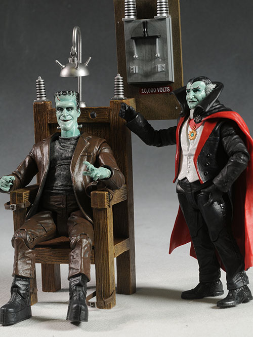 Herman, Lilly, Grampa Munsters action figure by DST
