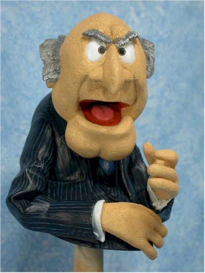 Muppets Statler, Waldorf, Gonzo, Sam mini-bust by Sideshow