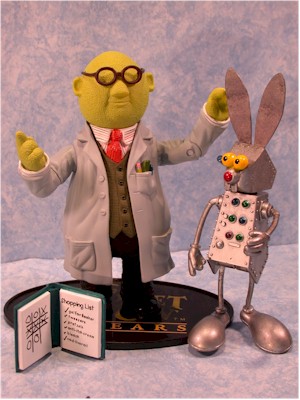 Muppets Kermit, Bunsen, Dr. Teeth action figures by Palisades
