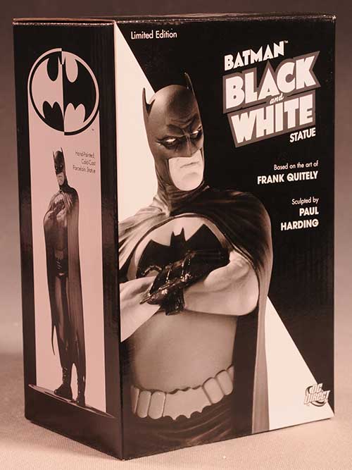 Batman Black and White Frank Quitely statue by DC Direct