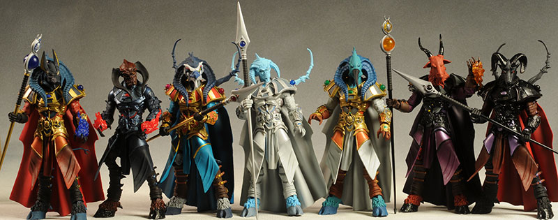 Review and photos of FANtastic Exclusive Scarabus variant figures 