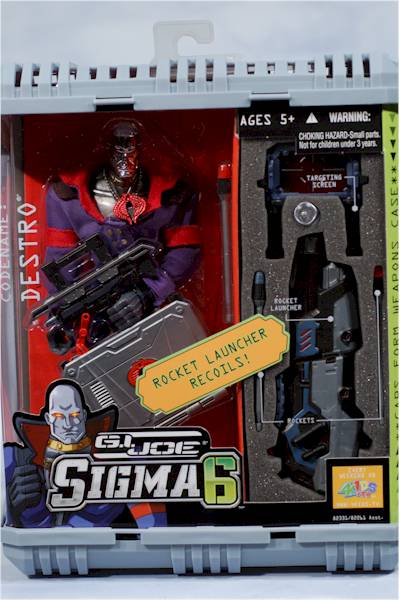 Sigma 6 Destro action figure