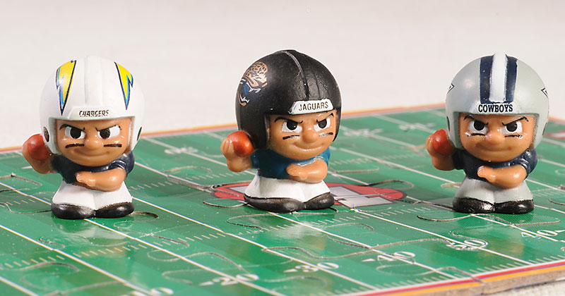 TeenyMates Series 1 Quarterback figures by Party Animal