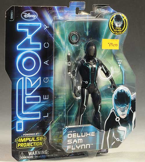 Tron Sam Flynn deluxe action figure by Spinmaster
