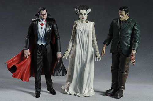 Frankenstein, Dracula, Bride action figure by DST