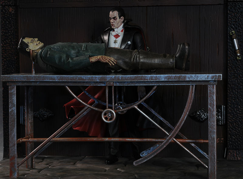Frankenstein, Dracula, Bride action figure by DST