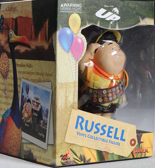 Carl, Russel Up vinyl action figures by Hot Toys