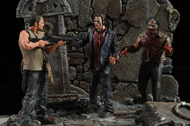 Walking Dead zombie walker action figures by McFarlane