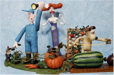 Wallace and Gromit action figures by McFarlane Toys