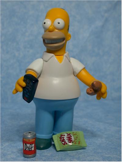 World of Springfield Simpsons Homer Wave 1 action figure by Playmates