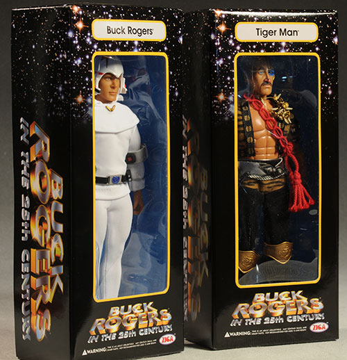 Buck Rogers, Tiger Man action figures by Zica Toys
