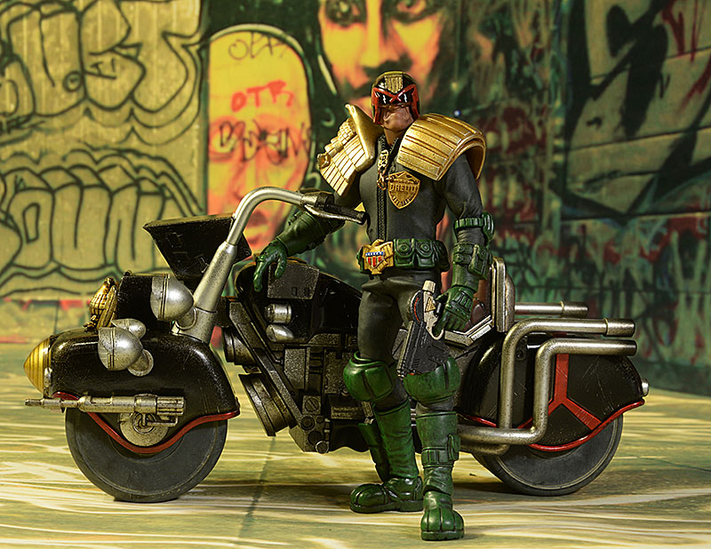 Judge Dredd's Lawmaster action figure vehicle by 3A