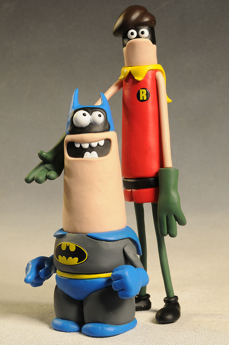 DC Nation Batman, Robin, Aardman style figures by DC Collectibles