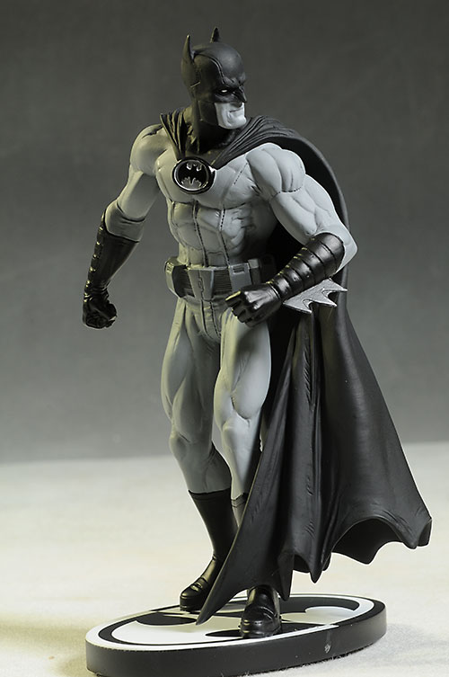 Batman Black & White Earth one and Earth 2 statues by DC Collectibles
