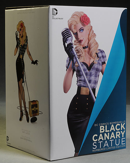 DC Bombshells Black Canary Statue by DC Collectibles