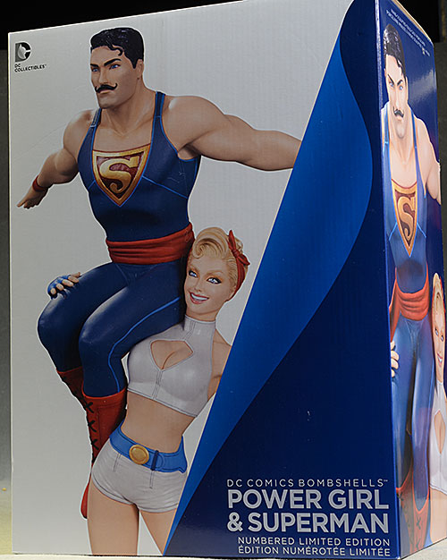 DC Bombshells Power Girl, Superman statue by DC Collectibles