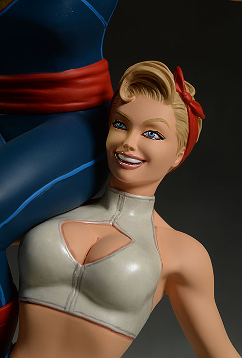DC Comics Bombshells Power Girl & Superman Statue DC Collectibles 411/5200 MWOB 