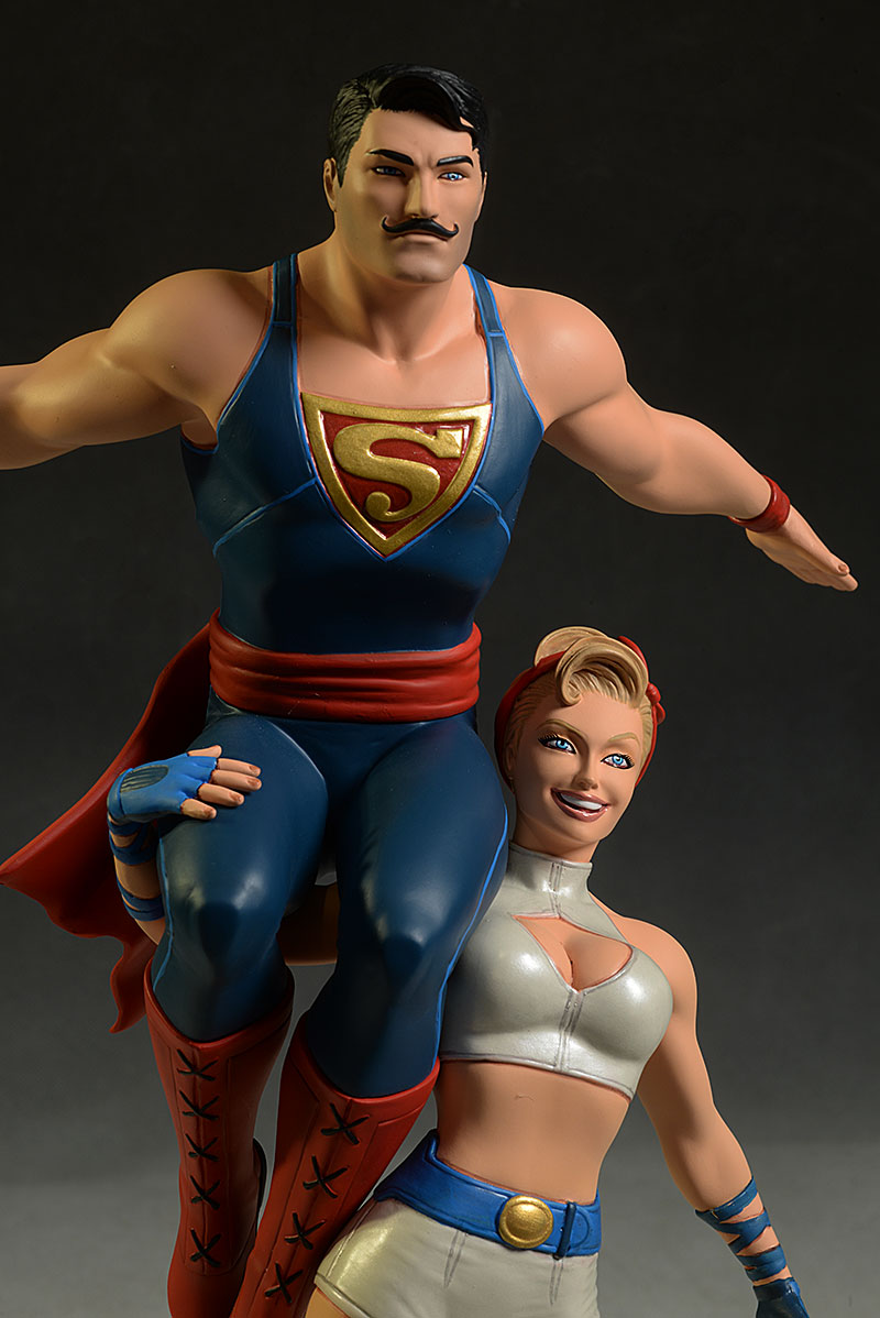 DC Bombshells Power Girl, Superman statue by DC Collectibles