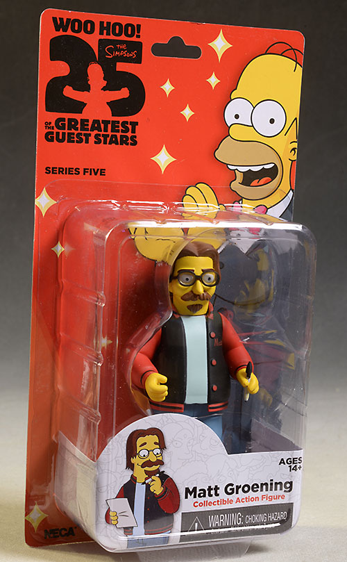 Celebrity Simpsons Adam West, Matt Groening figures by NECA