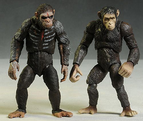 Dawn of the Planet of the Apes action figures by NECA
