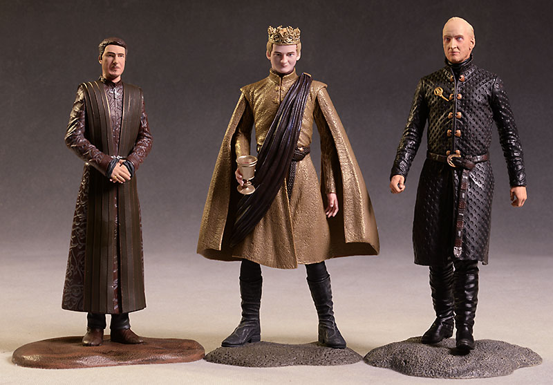 Game of Thrones Joffrey, Tywin, Petyr figures by Dark Horse
