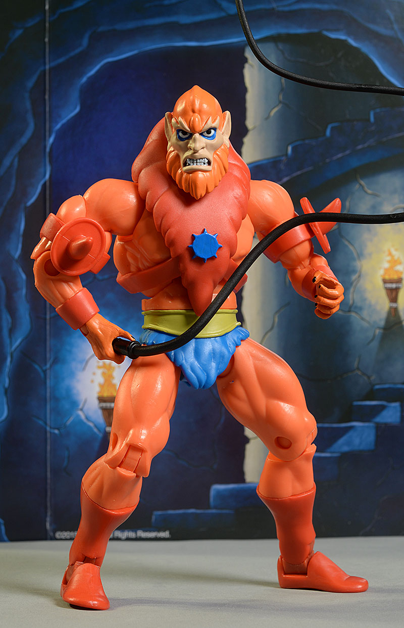 Beastman, Evil Seed Filmation Master of the Universe figures by Mattel