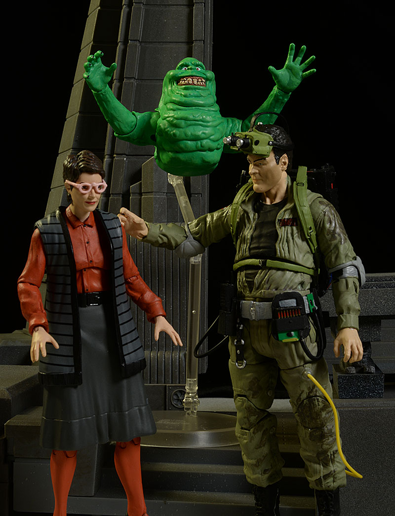 Ghostbusters Janine, Slimer, Ray action figures by Diamond Select Toys?