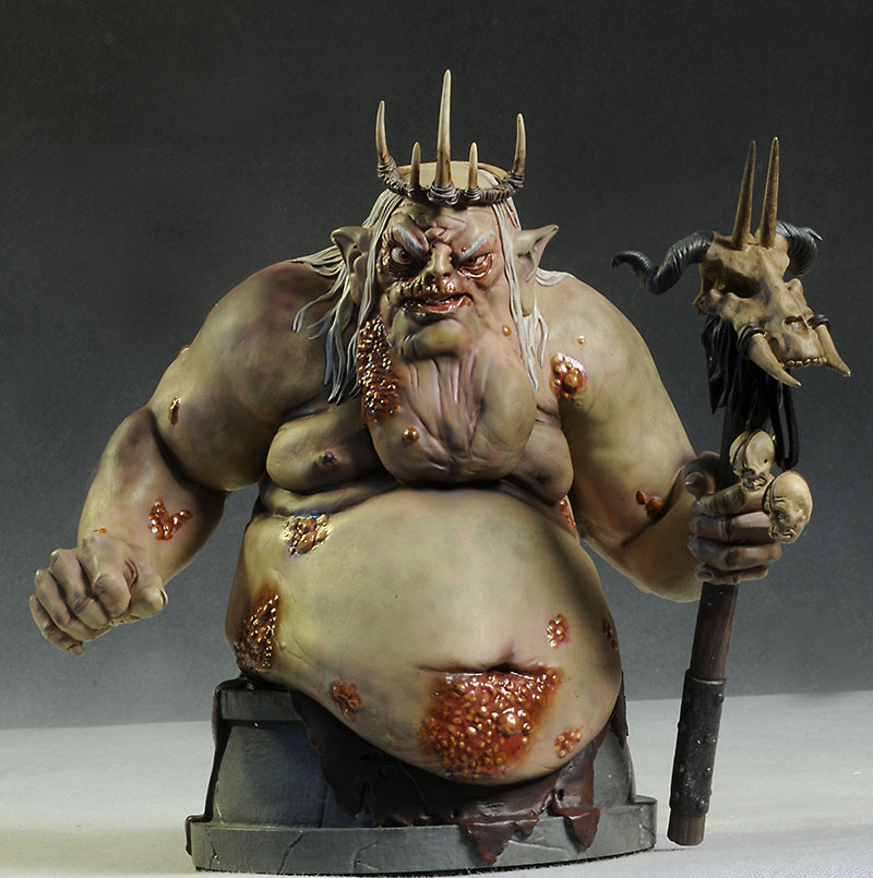 The Hobbit Goblin King mini-bust by Gentle Giant