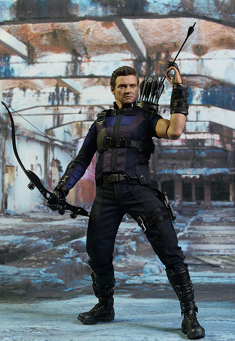 Civil War Hawkeye 1/6th action figure by Hot Toys