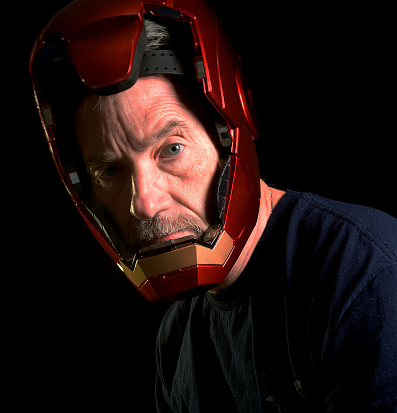 Marvel Legends Iron Man Helmet prop replica by Hasbro