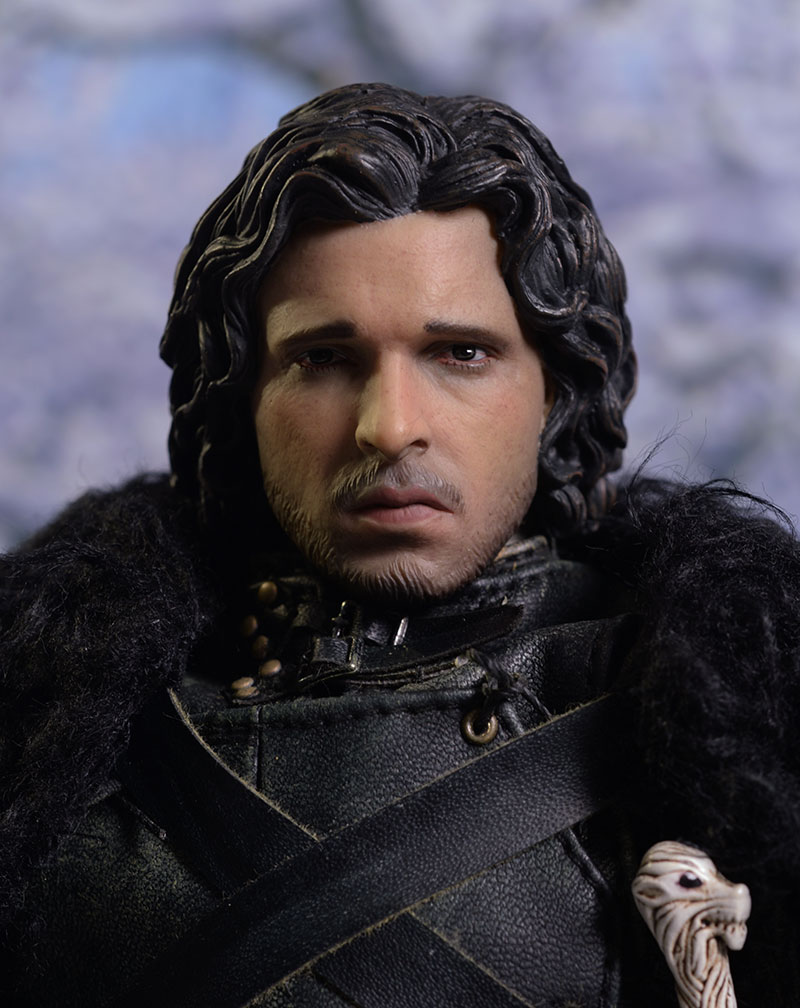 Game of Thrones Jon Snow, Ghost sixth scale figure by ThreeZero