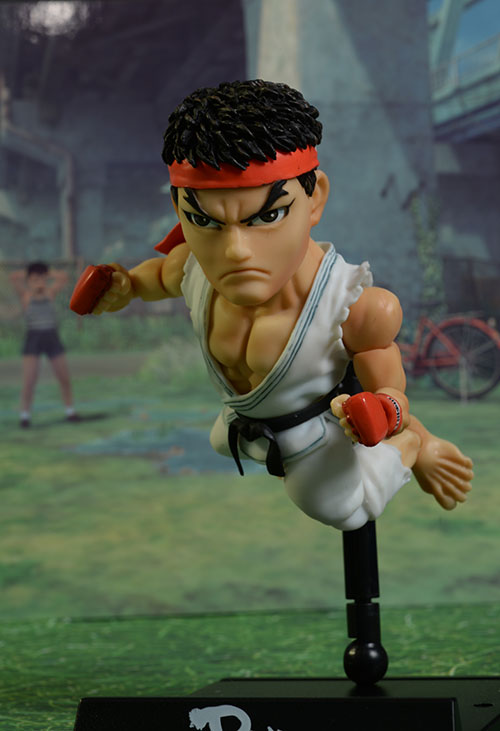 Street Fighter Ultra Ryu, Sakura action figures by Kids Logic