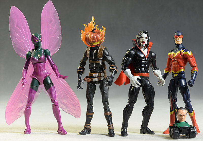 Marvel Legends Speed Demon, Beetle, Jack O'Lantern, Morbius figures by Hasbro