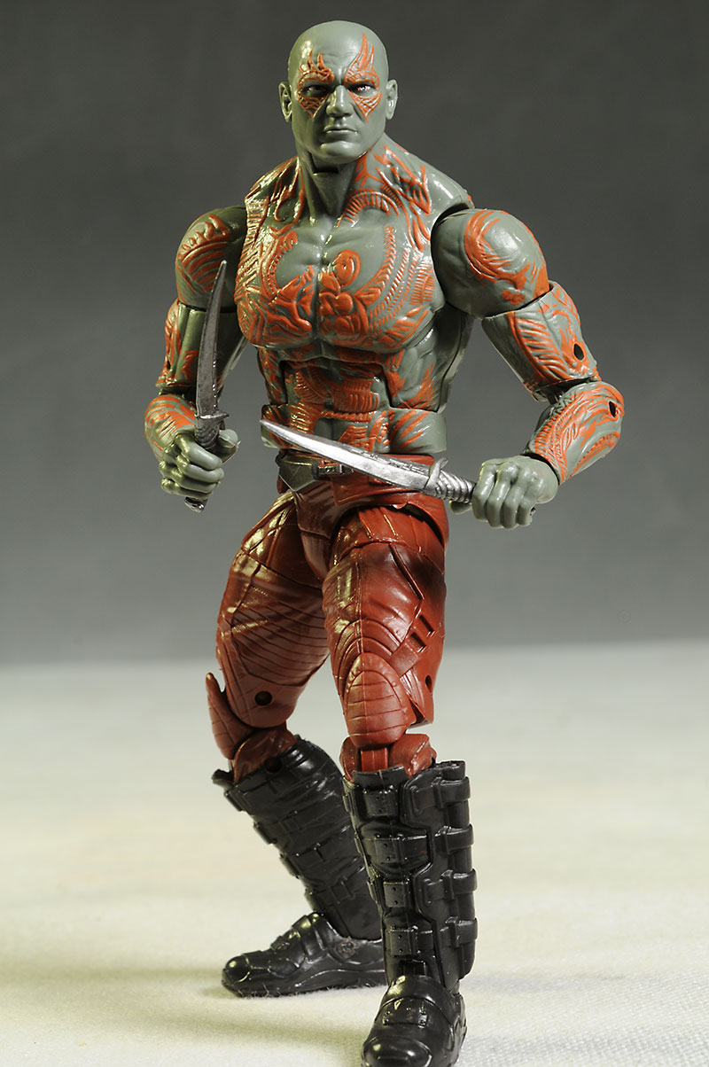 Drax-Guardians of the Galaxy Marvel Legends Infinite w/BAF Groot Torso by Hasbro 