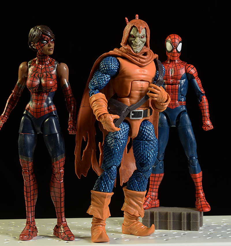 Marvel Legends Hobgoblin, Spider-Girl, Spider-Man action figures by Hasbro
