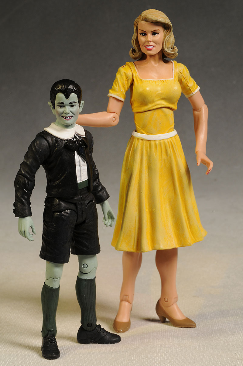 Eddie, Marilyn Munster action figures by DST