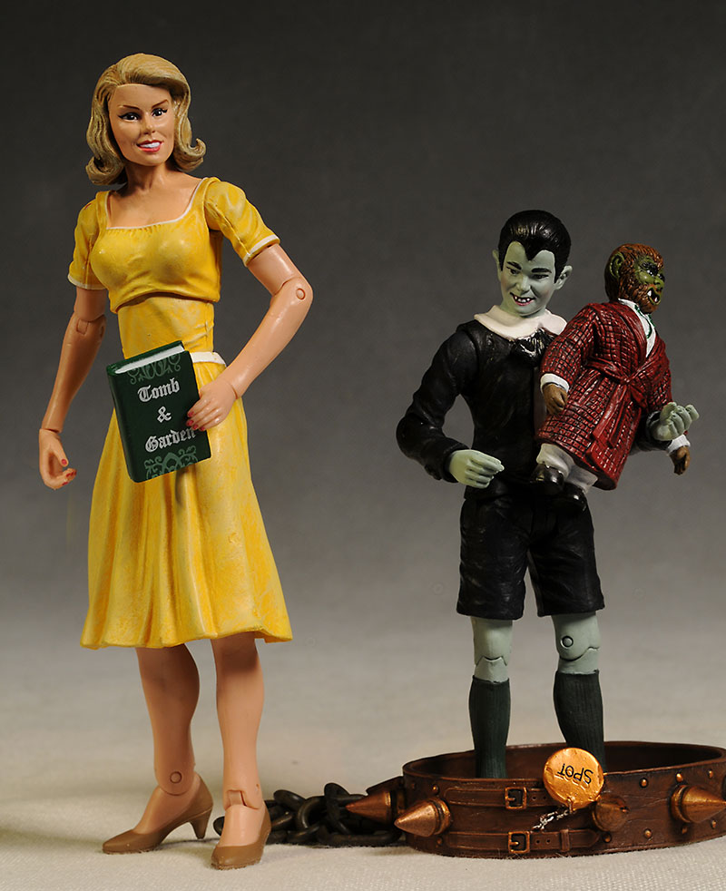 Eddie, Marilyn Munster action figures by DST