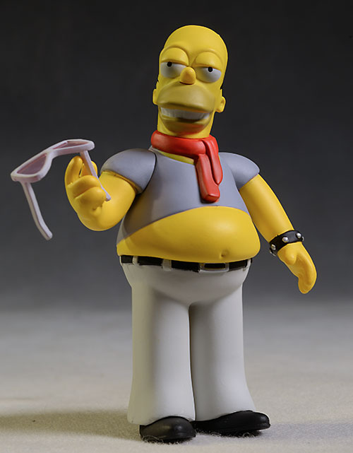 Tom Petty, Lenny Kravitz Simpsons acction figures by NECA