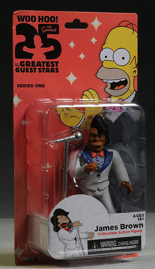Celebrity Simpsons Kid Rock, Hugh Hefner, James Brown figure by NECA