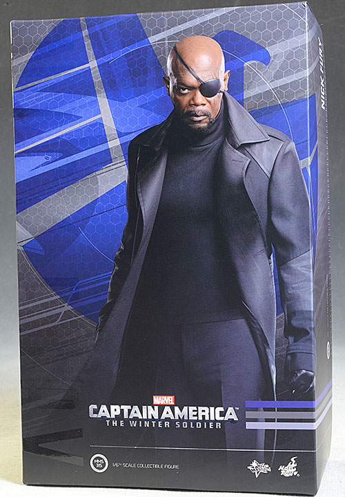 Captain America Winter Soldier Nick Fury action figure by Hot Toys